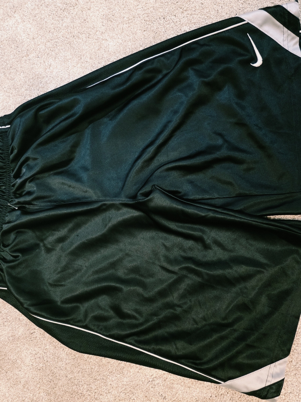 Nike Boy’s 10 Black Athletic Shorts with White Trim
